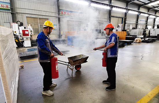 以“演”筑防 以“练”护航——山东华奥工程科技有限公司开展消防应急演练